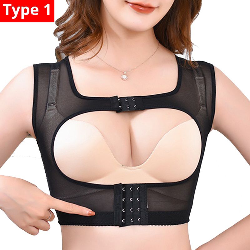 Posture Bras For Women Girl Posture Corrector Fitness Underwear Corset Back Bra Vest Push Up Shockproof Sports Bra Support