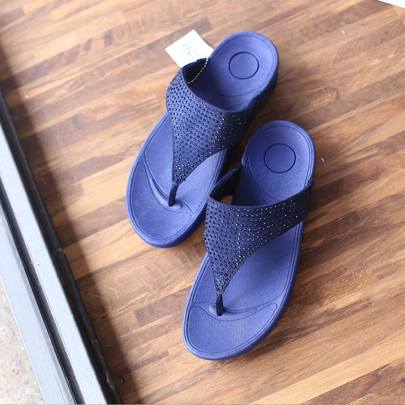 Summer Women Flip Flops Casual Beach Sandals Indoor Bathroom Slippers Women Platform Shoes Comfortable Soft Sole Slippers
