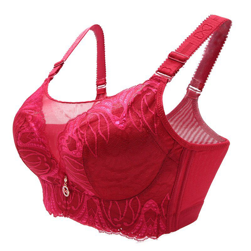 Thin cotton cup lace size underwear Drop-proof large cup  chest wipe to prevent light loss push up bra  bra women bra
