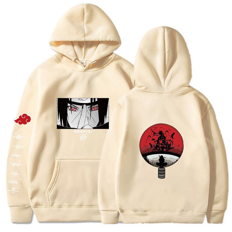 Fashion Hoodies Unisex Harajuku Japanese Anime Print Pullover Men Women Streetwear Casual Sweatshirt Male Top Sudaderas