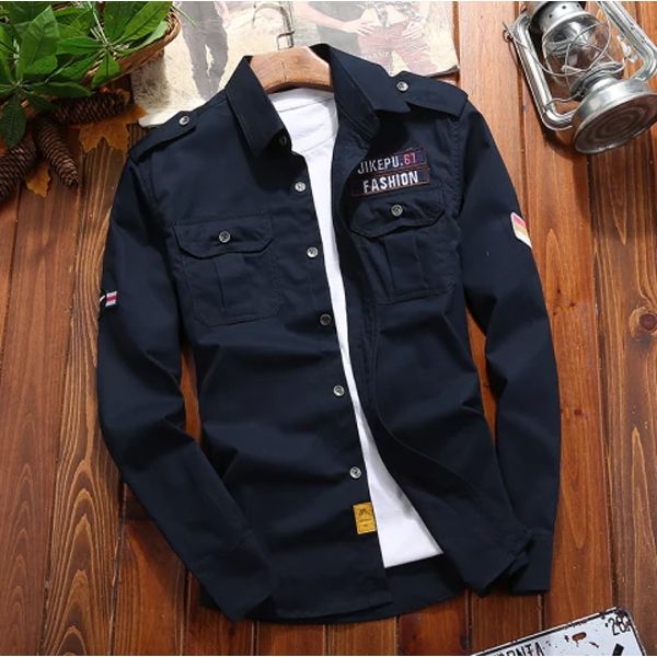 Kasild  Cotton Long Sleeve Casual Shirts For Men-Mymuna Fashion BD 2