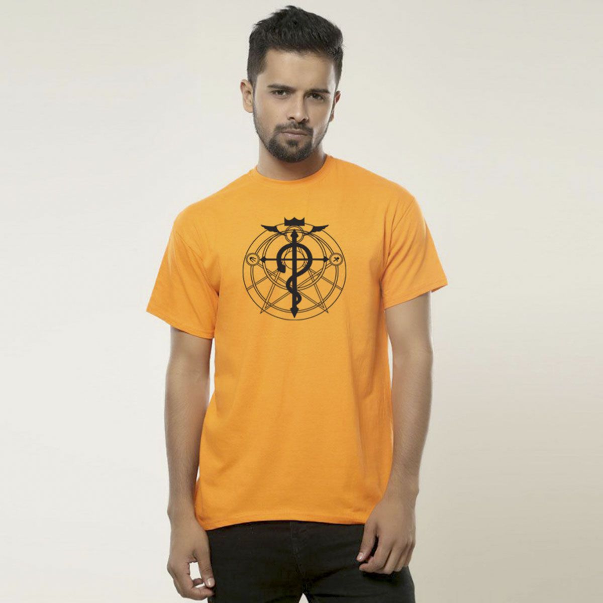 Men's Fashionable Slim Fit Half Sleeve T-Shirt