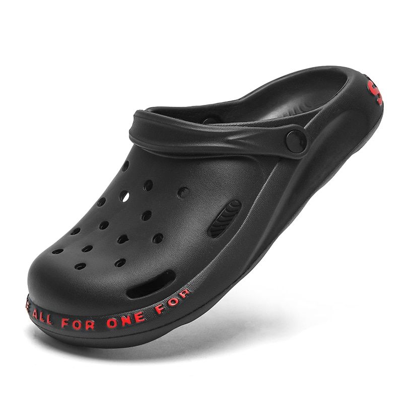 2020 New Fashion Sandals Men Clogs Slippers Soft Bottom Beach Sandals Men Clog Sandals Comfortable Breathable Ankle-Wrap EVA