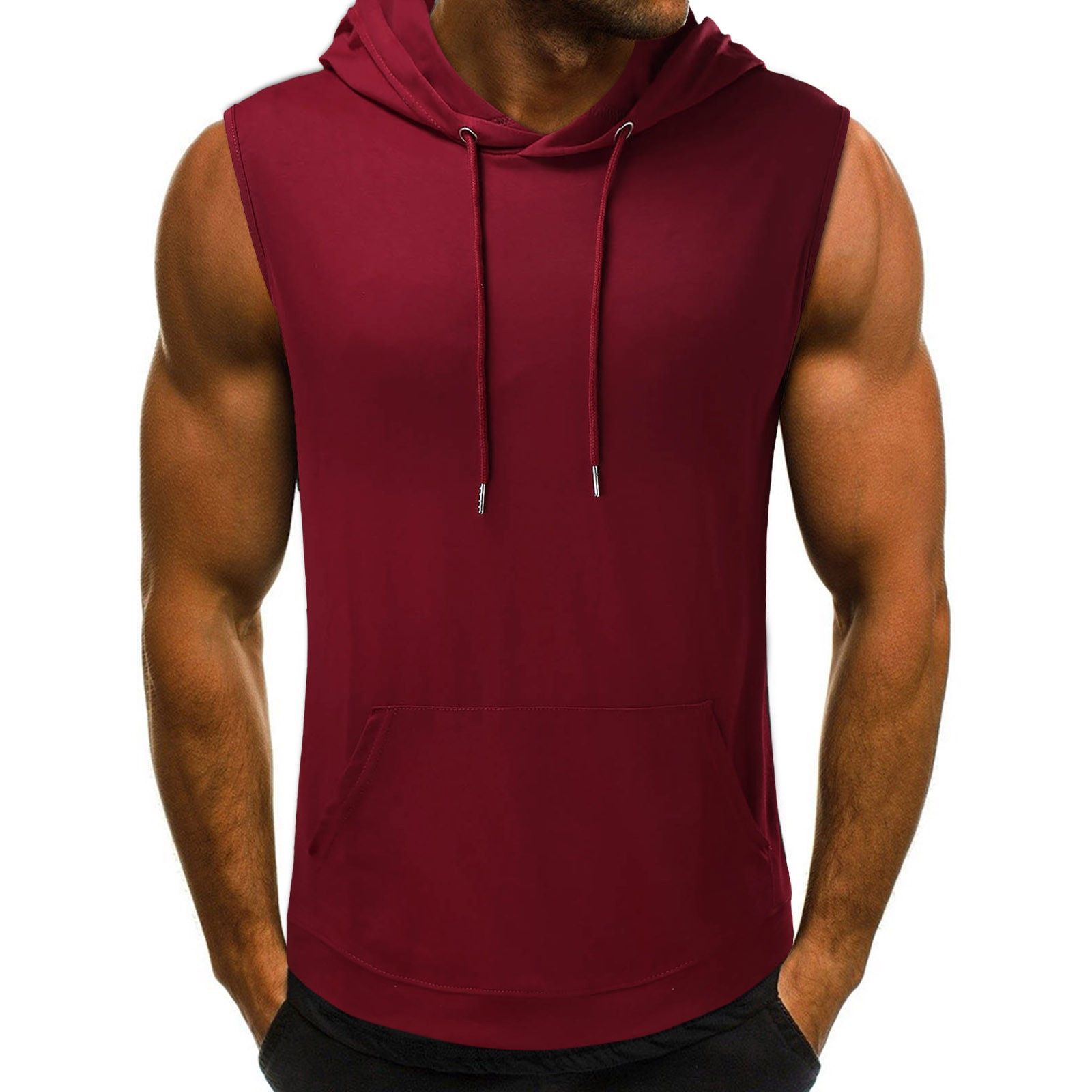 Men Sweatshirt Sleeveless Autumn Spring Casual Hoodies Top Boy Blouse Tracksuits Sweatshirts Hoodies Fashion Srts Fitness Vest