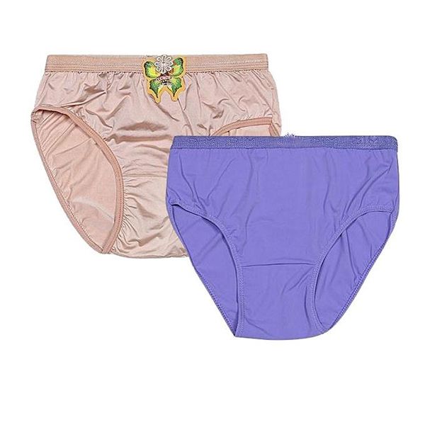 Bisque and Blue Cotton Panty For Women - 2pcs
