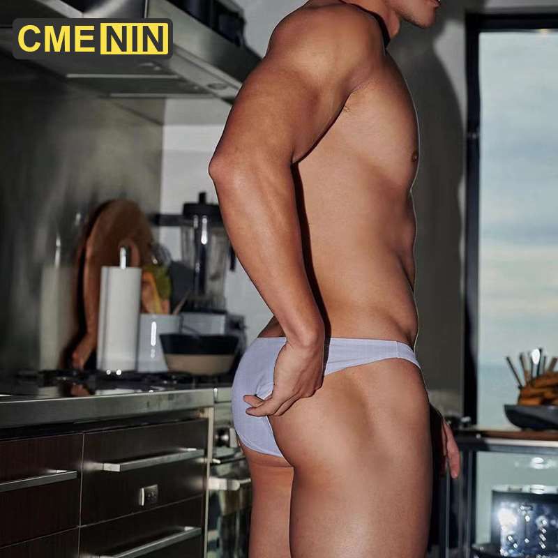 CMENIN Soft ADANNU 1Pcs Mesh Soild Underwear Men Jockstrap U Convex Briefs Mens Underpants Pouch AD7116
