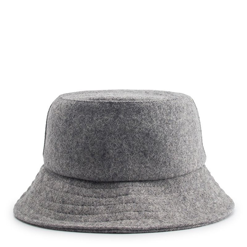 Plus Size Wool Fisherman Hats Male Winter Fleece Snow Panama Hat Big Head Man Large Size Felt Bucket Hats 56-60cm 60-65cm