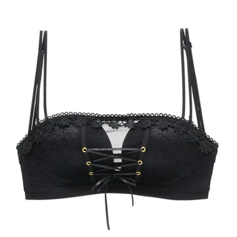 Non Slip Strapless Bras For Women Padded Bra Push Up Half Cup Wireless Invisible Backless  Brassiere Underwear Lingerie Lady