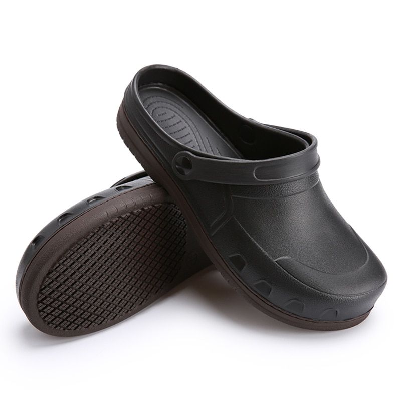 High Quality Brand EVA Unisex Slippers Non-slip Waterproof Oil-proof Kitchen Work Cook Shoes for Chef Master Hotel Restaurant
