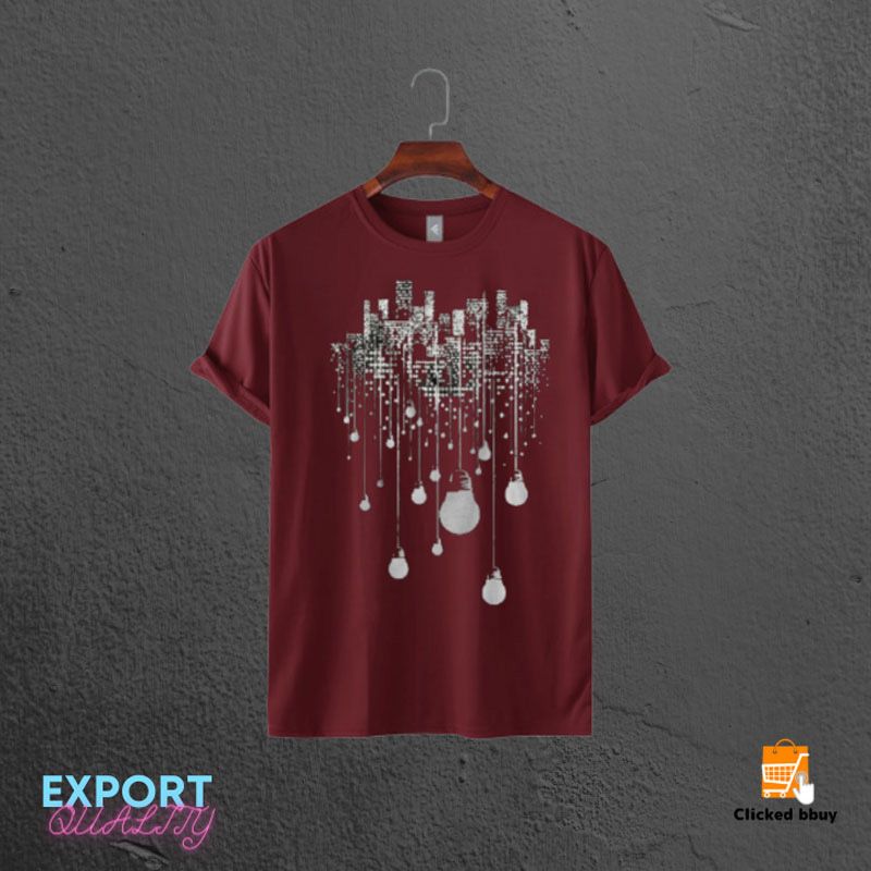 Summer Trendy Cotton Casual Half Sleeve Printed T-Shirt for Men - T Shirt - T Shirt For Man