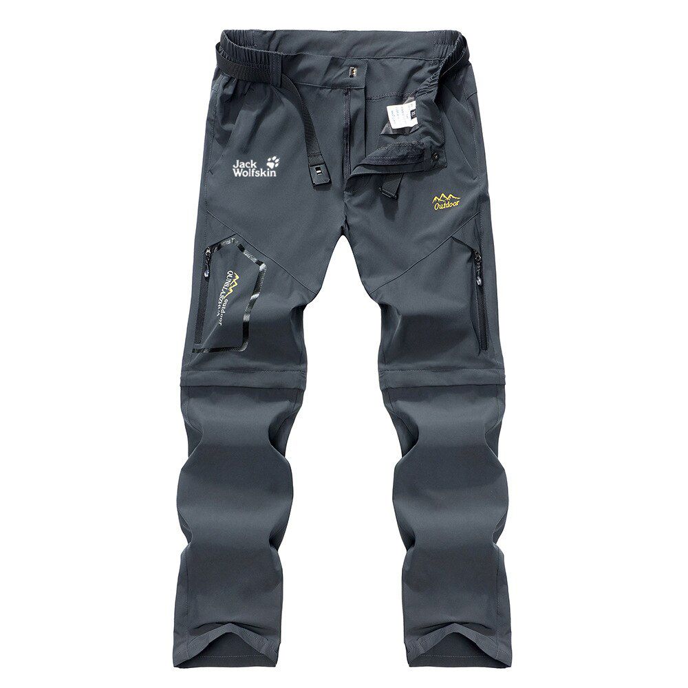 Spring And Autumn New Men's Outdoor Windproof Waterproof Breathable Hiking Camping Fishing Hiking Detachable Assault Pants S-