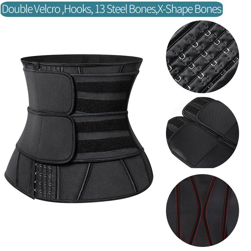 Waist Trainer Women Slimming Sheath Belly Reducing Shapers Sauna Body Shaper Tummy Sweat Shapewear Workout Trimmer Belt Corset