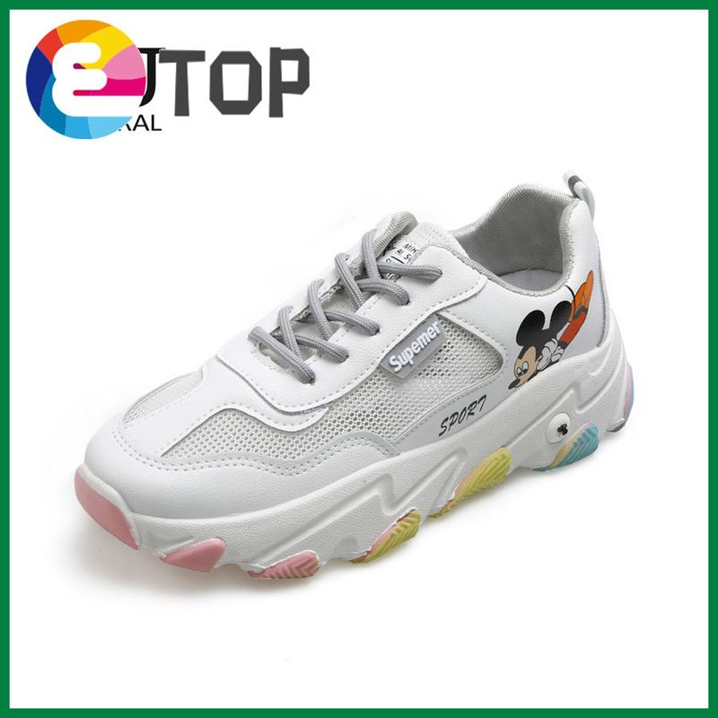 Sneaker Shoes for Women Korean Cartoon Mesh Old Papa Shoes Women New Style Sale Breathable Shoes