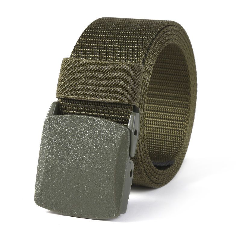 Men  Nylon Adjustable Belt Men Female Belts Outdoor Travel Tactical Waist Belt Buckle  Tactical Canvas Wild Belts
