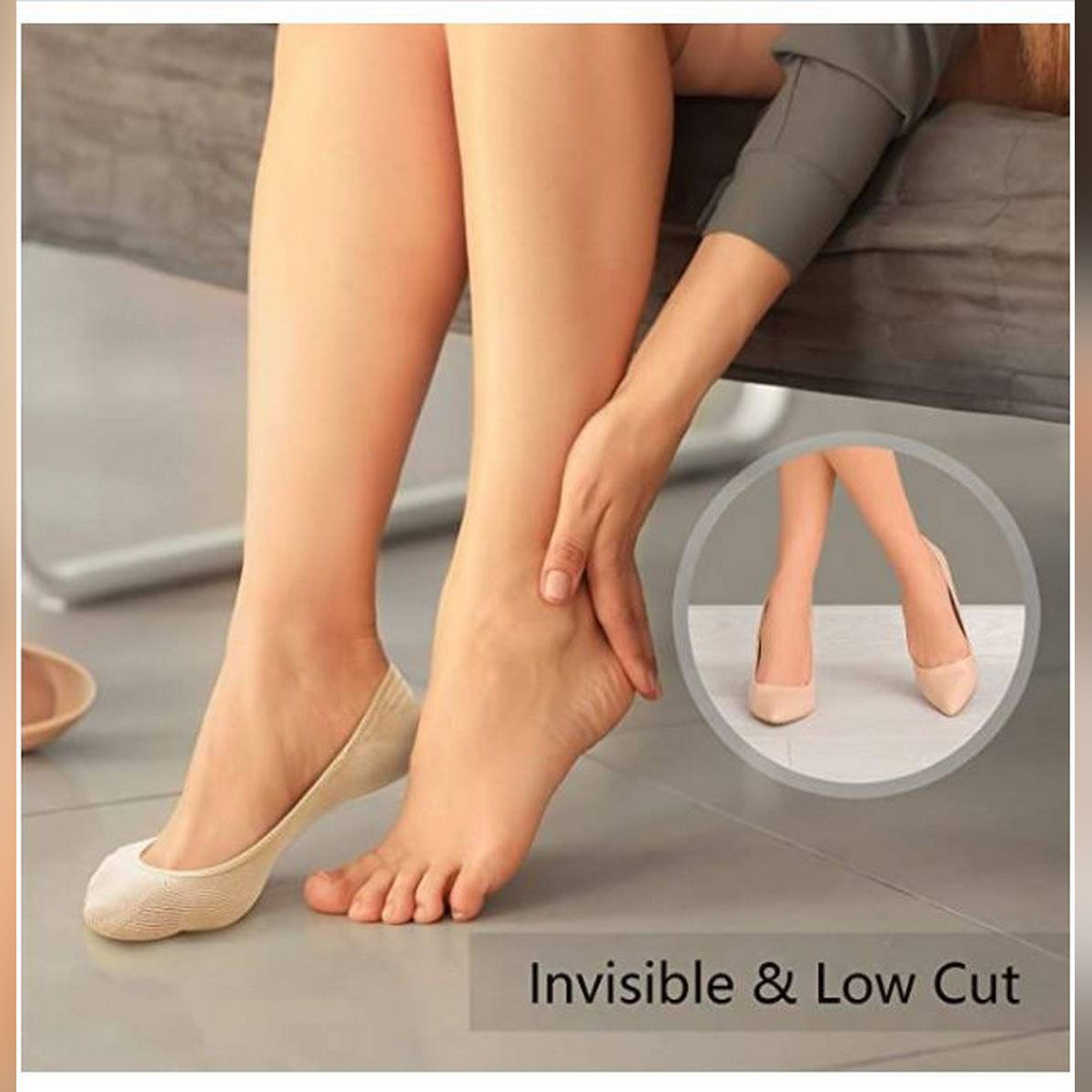 Summer Shoe Socks for Flats High Heels  - 1Pair