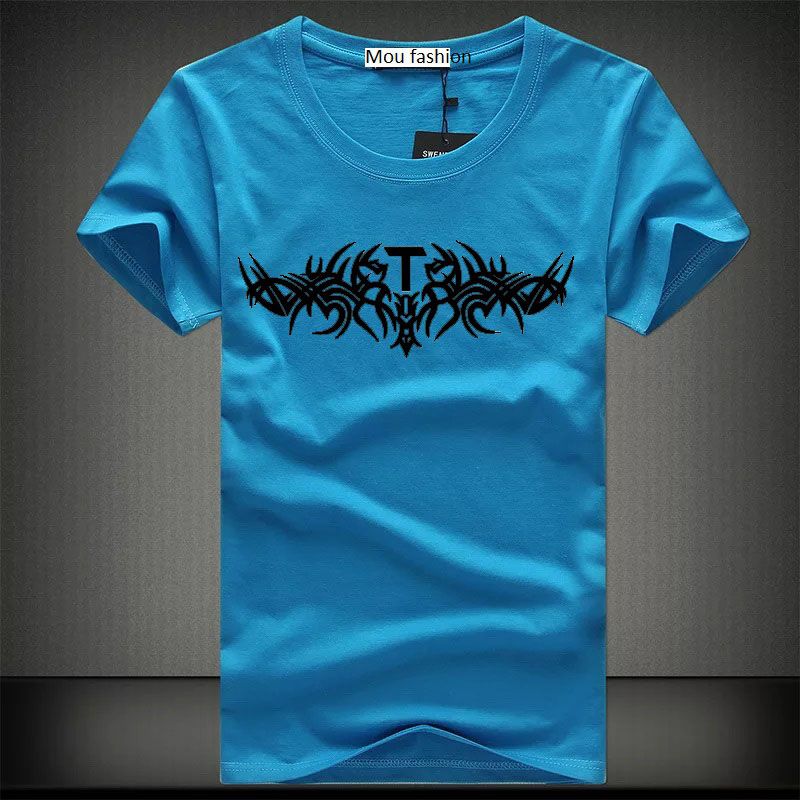 Light blue T shirt FOR MEN