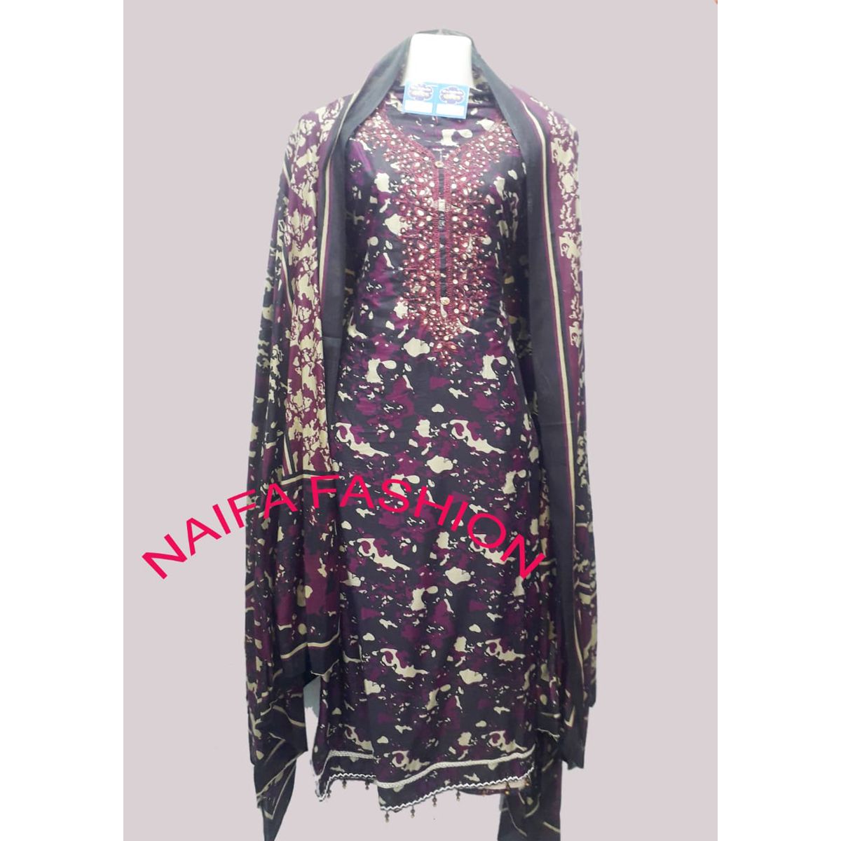2 piece Full Cotton Kameez for women and girls fashion unstitched comfortable