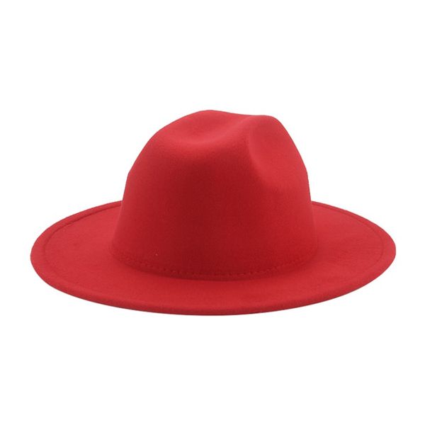 Women's Hats Fedoras Panama Big Brim 9.5cm Grey Khaki Jazz Men Caps Winter Dress Fedora Men Hats Pamelas Y Tocados Para Bodas