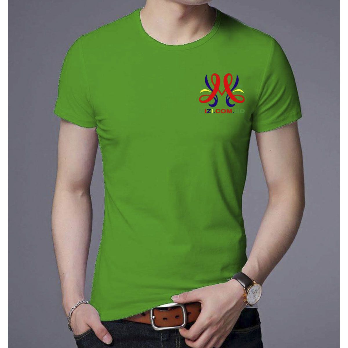 2021 New Exclusive Trendy Casual Half Sleeve MIZI Printed T-Shirt for Man