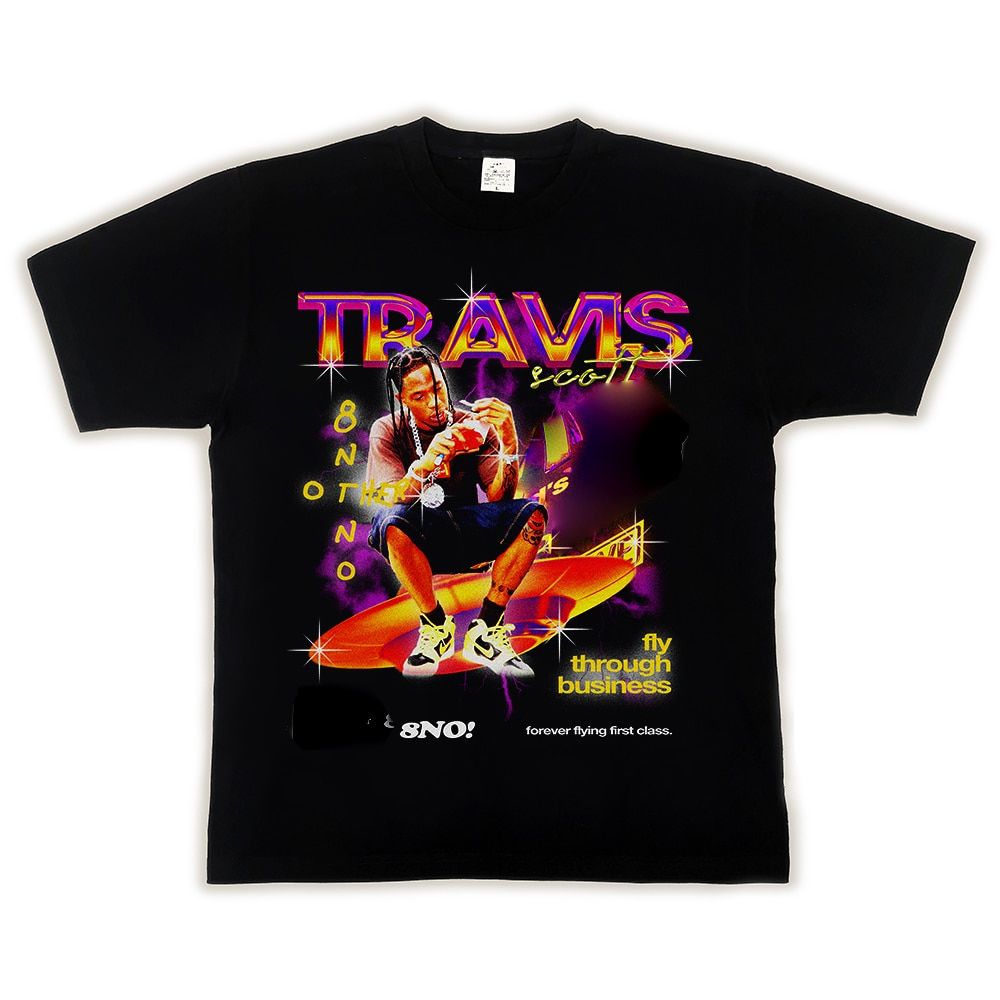 Travis Scott EmiLiL Peep Tup2pT Shirt Asap Rocky Kanye West JuiceWrld Jay-z Hop T-shirt Biggie Smalls