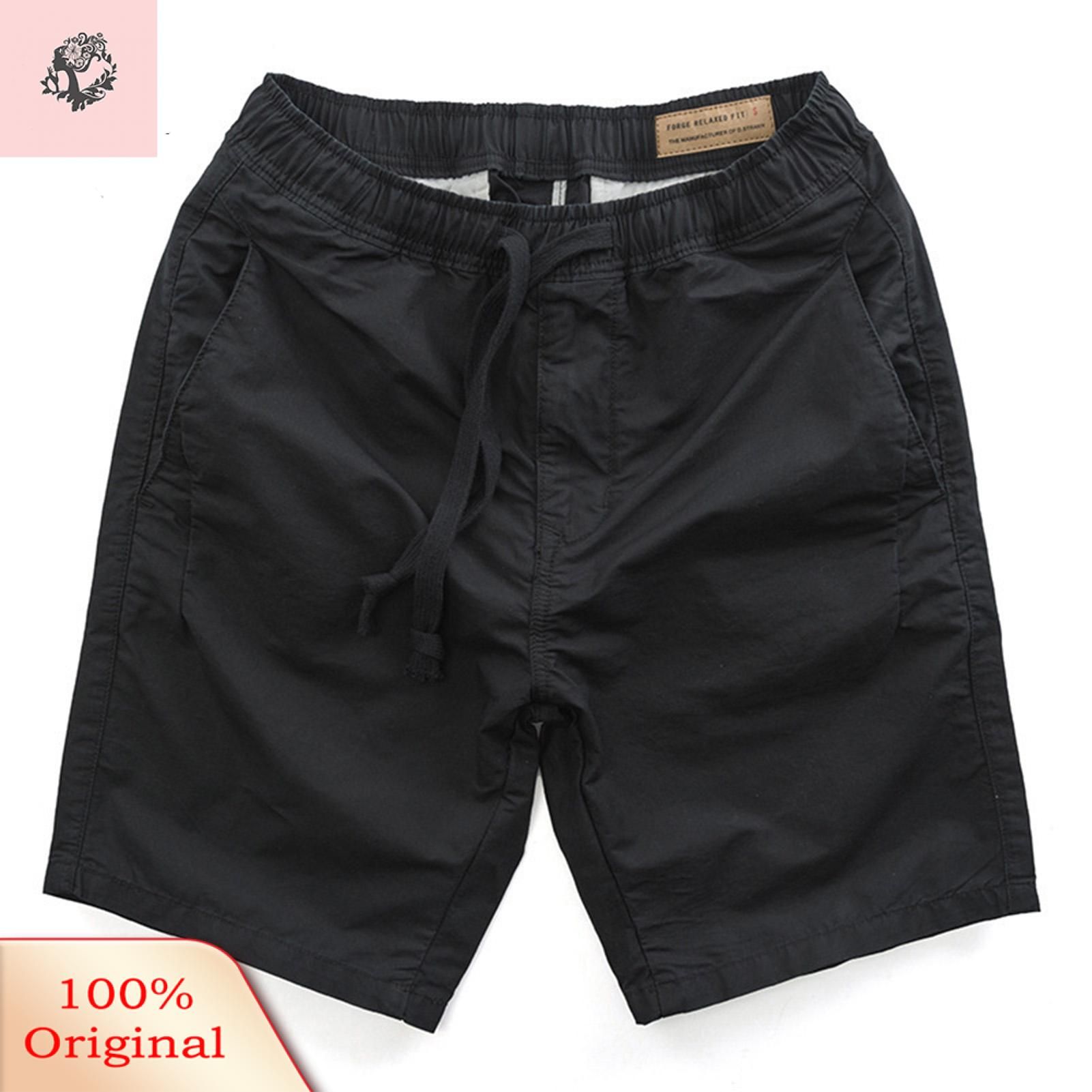 Sunnyheart Men Sweatpants Mid-Rise Solid Color Summer Casual Exercise Bottoms