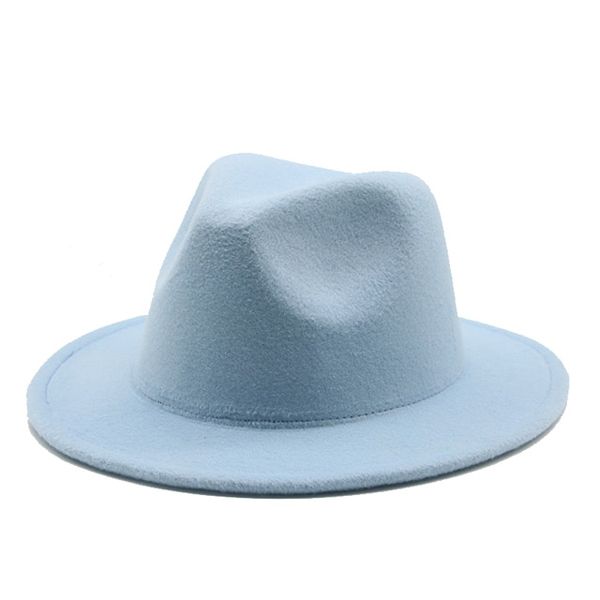 Fedoras Hats Boys Girls Small 52cm 54cm Felted Kids Hats Solid Camel Black Dress Formal Panama Women Hats New SombrDe Mujer