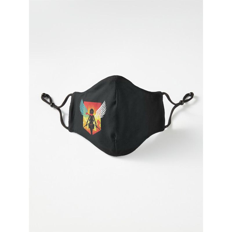Mikasa Ackerman Attac_k On Tita_n AOT   Six Layers FaceMask For Men And Women