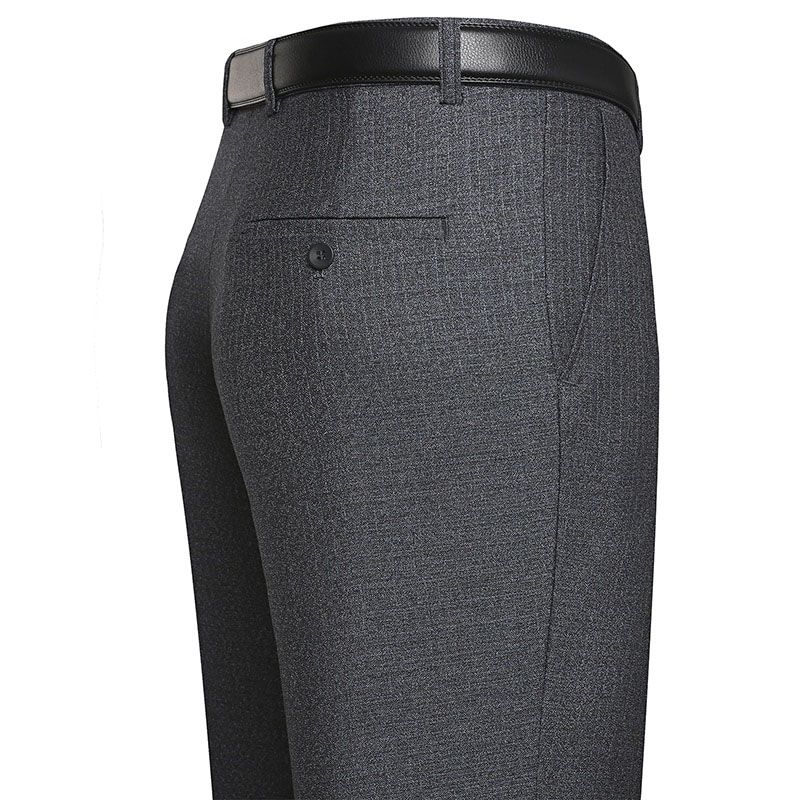 High quality Mens Grey Dress Pants Formal Business Classic Suit Pants Mens Casual Dress Suit Man Office Work Male Casual Trouser