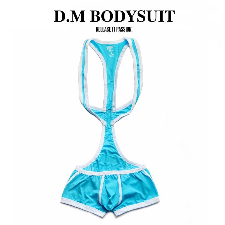 Men's mesh breathable suspender shorts panties low waist tide boxer  strap flat