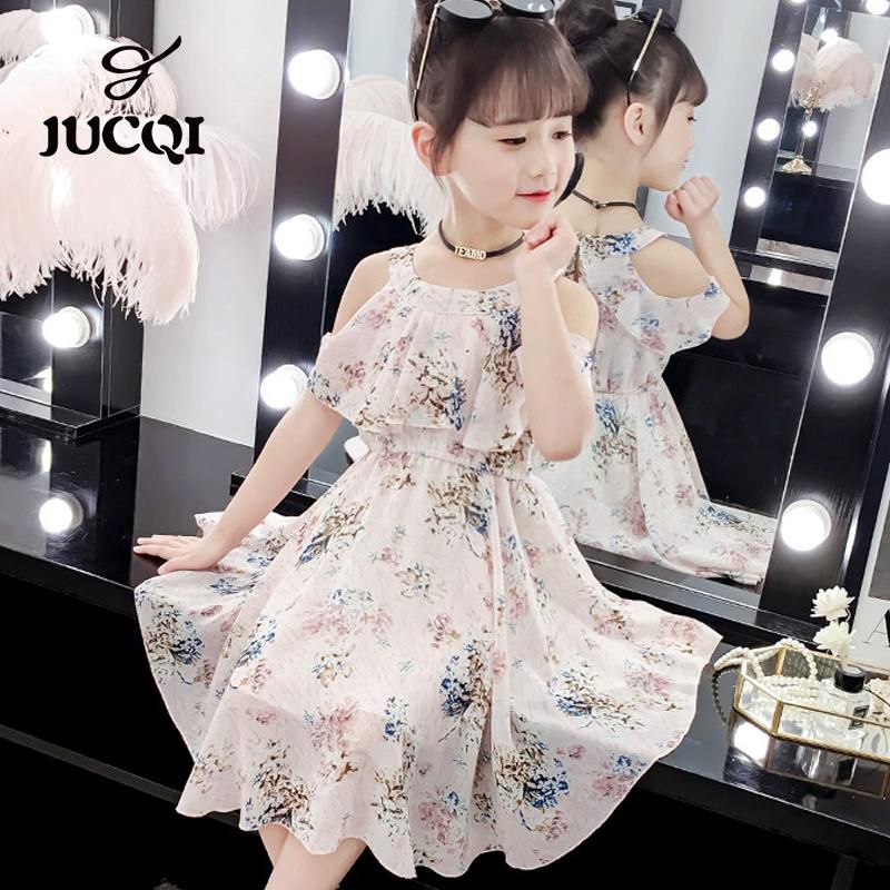 Fashion Girls summer dress  new Korean children's summer snow pattern princess dress