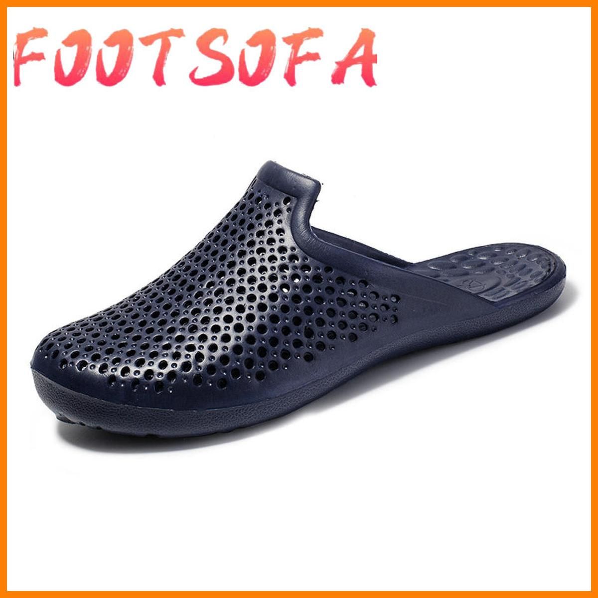 Promotion Spring Autumn Women Sandal Men Rubber Clogs Female EVA Sandles Unisex Hole Shoes Pink Blue Black White Color Sandalias