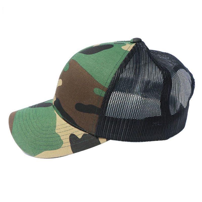 Print Half Net Curved Cotton Cap