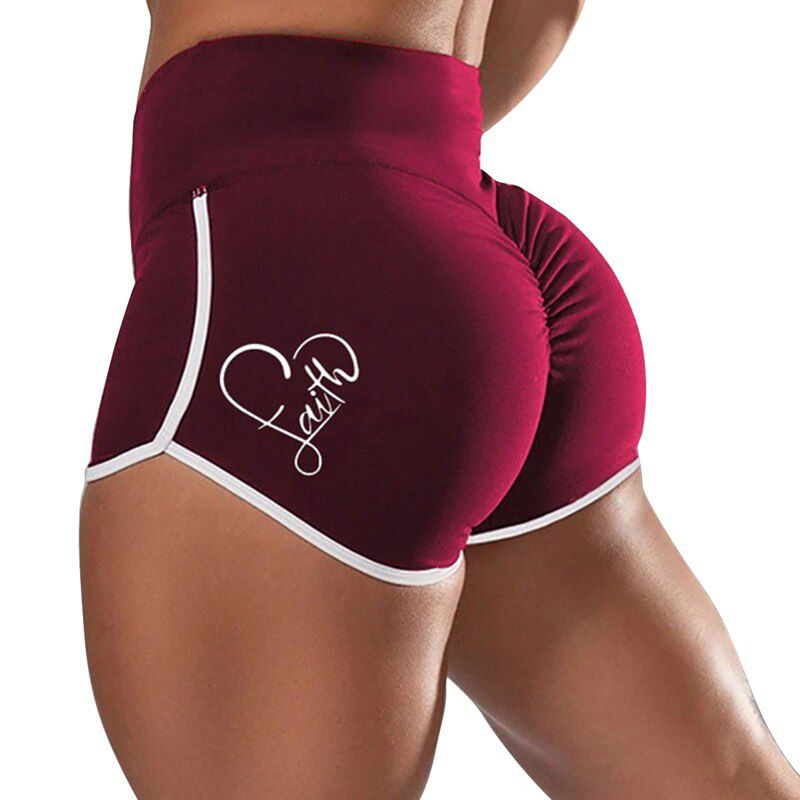 Women's  Shorts se_xy High Waist Shorts Athletic Gym Workout Fitness Yoga Leggings Fitness Short Pants Workout Yoga Shorts