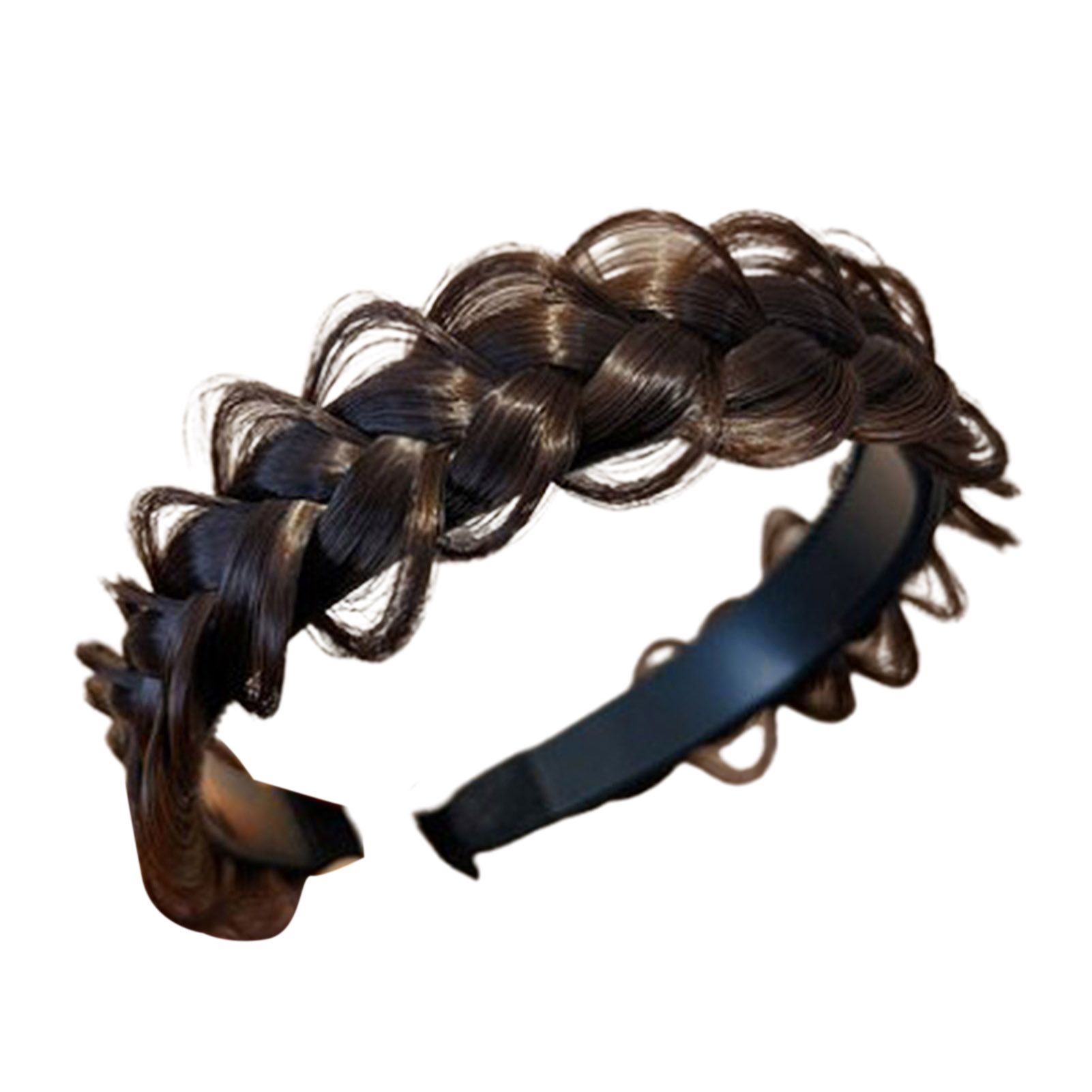 Sunnyheart Women Headband Anti Fall Korean Style Twist Braided Hair Band