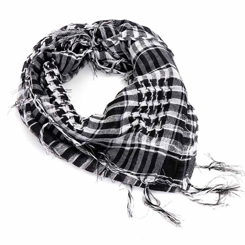 Men and Women Outdoor Hiking Scarves  Arab Tactical Desert Scarf With Tassel