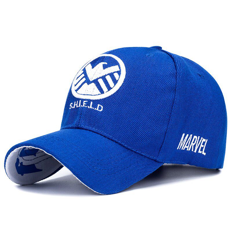 2020 fashion S.H.I.E.L.D. embroidered baseball cap sun breathable fashion outdoor Snapback Caps Sun Bone Garro