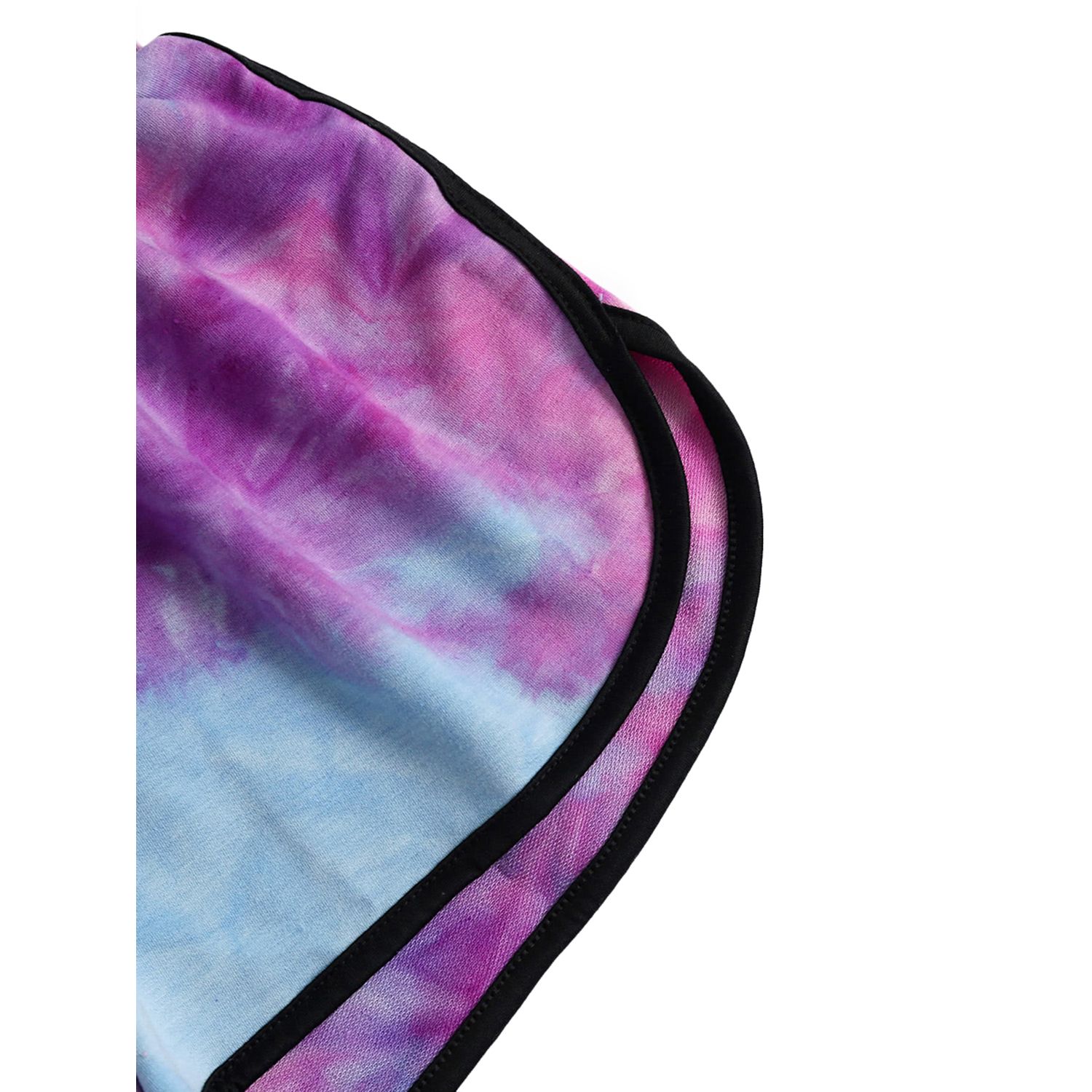 2021 2 Pieces Suit Set for Women, Tie-Dye Print Sleeveless Strappy Crop Top+Pants, Pink/Purple/Gray/Multi
