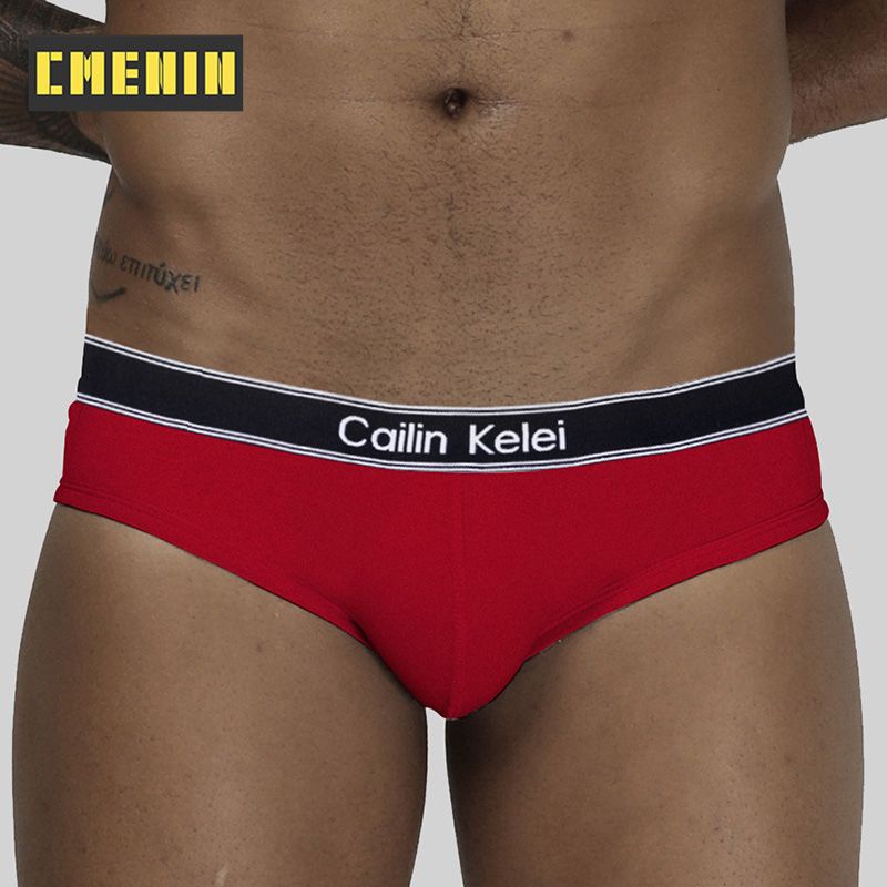 CMENIN Brand  Modal Dot Low waist Underwear Men Jockstrap Ins Style Briefs Mens Underpants Gift CK1502