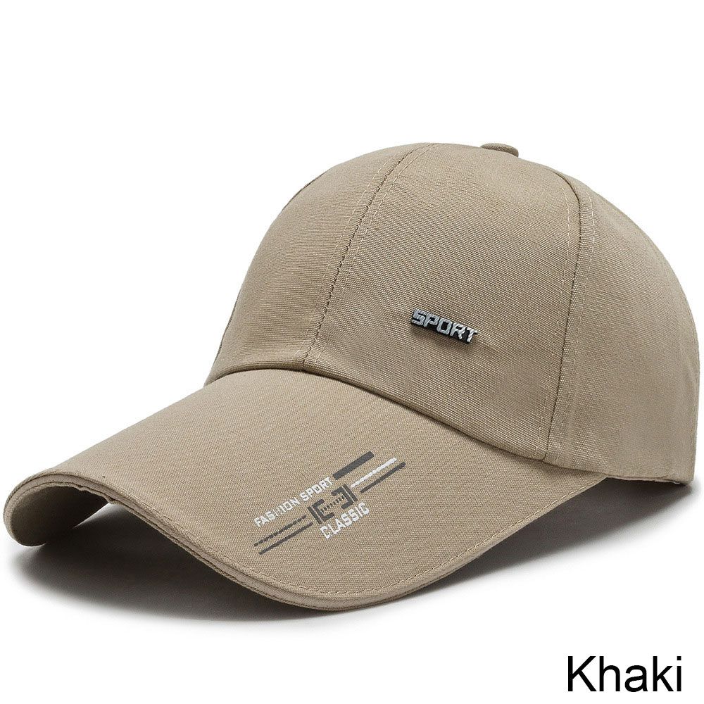 Retro Men's Baseball Cap Male Casual Outdoor Sport Caps Letter Adjustable Fishing Caps Fashion Hat Simple Sunscreen
