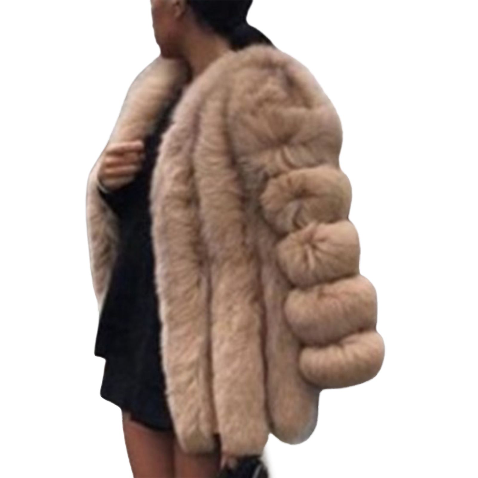 Winter Coat Faux Fur Casual Winter Jacket