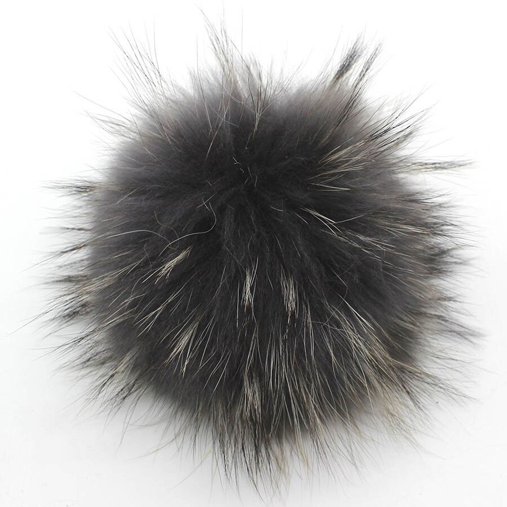 2pcs/lot Raccoon Pom Large Green Fur Pompom Huge Fur Pompoms 15cm for hats Pendants Keychains Accessories