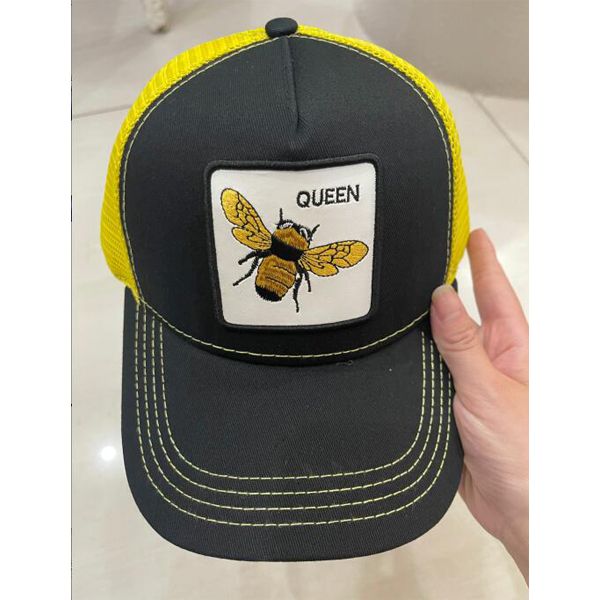 1pc Baseball Cap Animal Embroidery Anime Cute Embroidery Summer Mesh Men's Ms. Outdoor Sunshade hats-A1