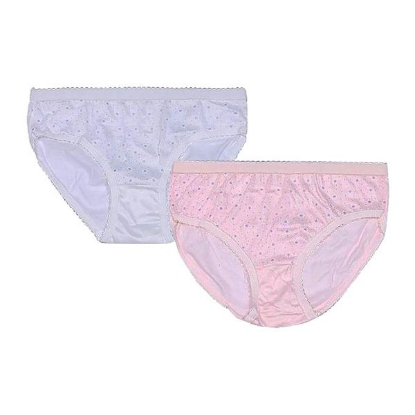 Blue and Pink Cotton Panty For Women - 2pcs