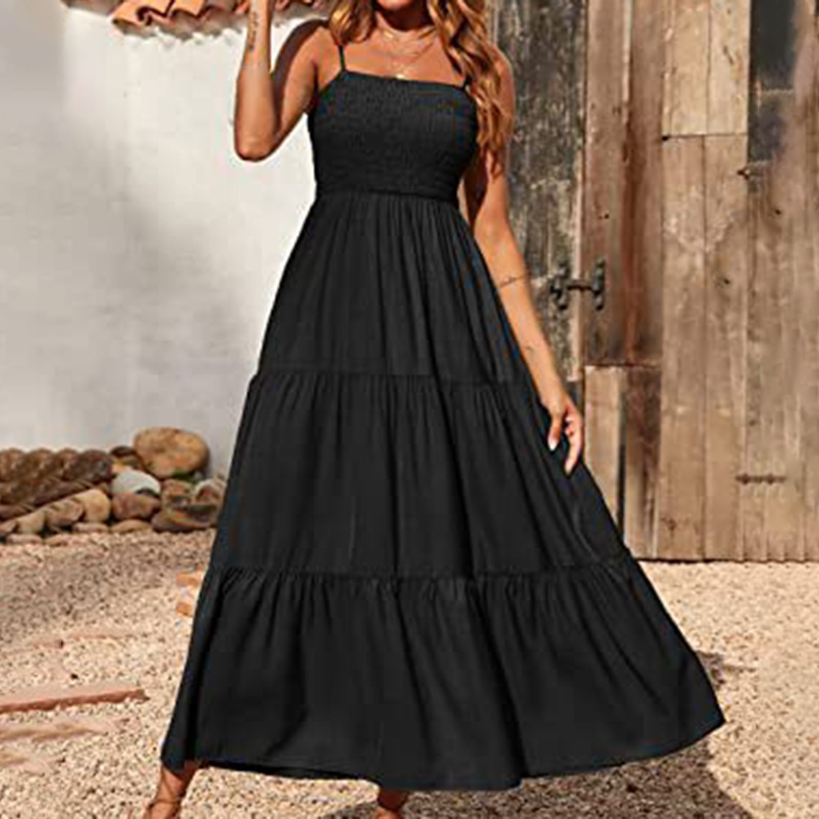 Girl Dress Flounce Pullover Girl Dress
