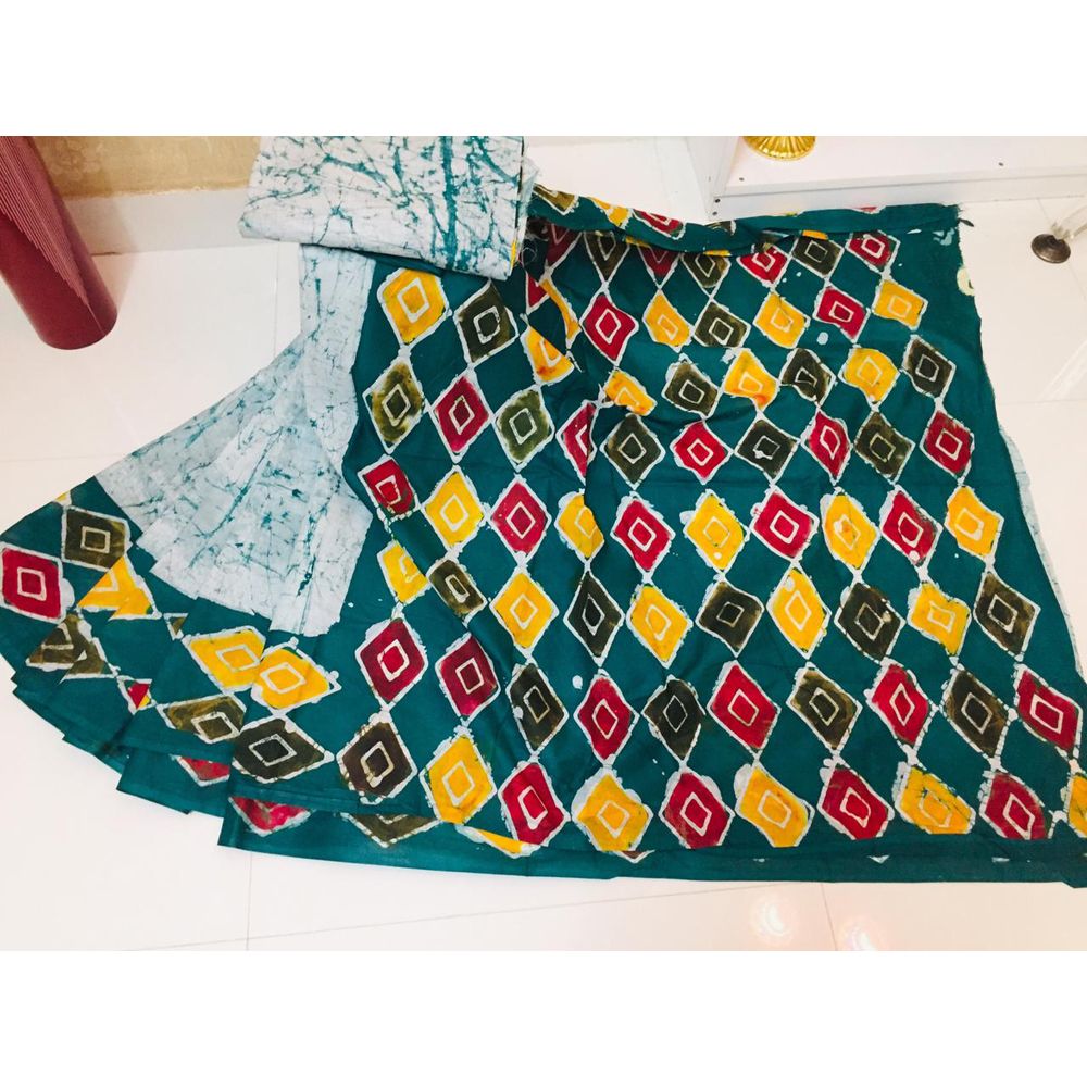 Vegetable Dye Batik Saree || Fashion's House || For Women