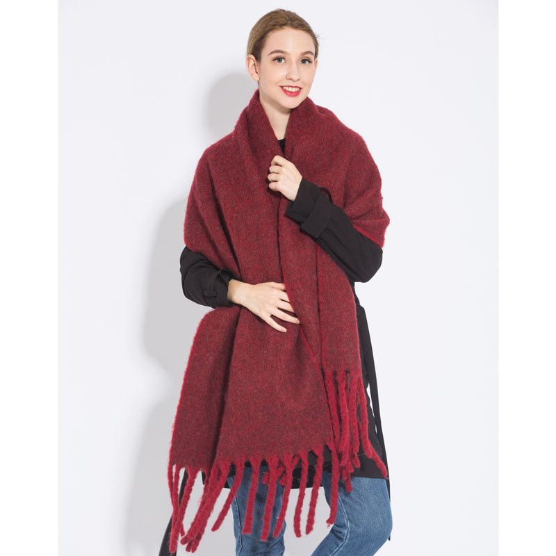 2020 NEW fashion cashmere women plaid scarf winter warm shawl and wrap bandana pashmina long tassel female foulard thick blanket