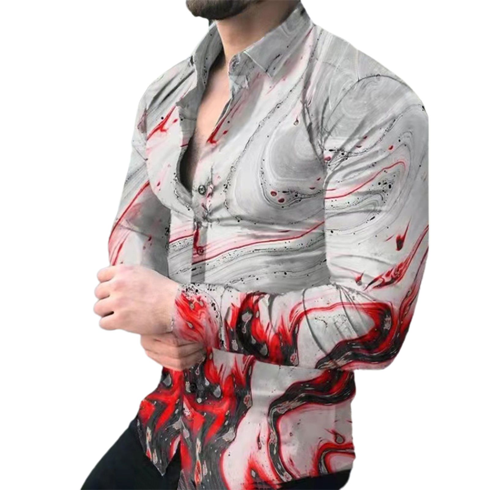 Autumn Shirt Slim Quick Dry Spring Shirt