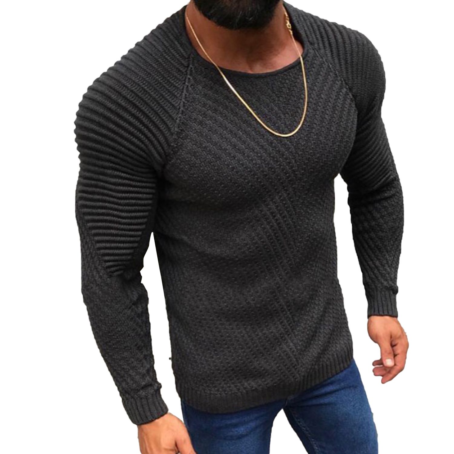Winter Sweater Long Sleeve Great Stitching Winter Sweater