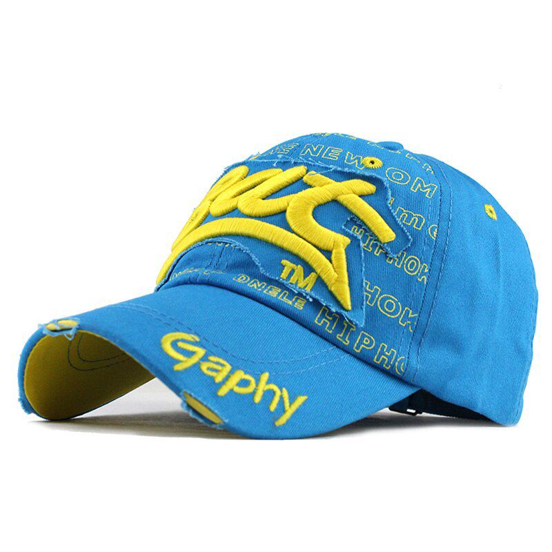 [FLB] Wholesale Hats Baseball Cap Hats Hip Fitted Cheap Hats For Men Women Gorras Curved Brim Hats Damage Cap F248