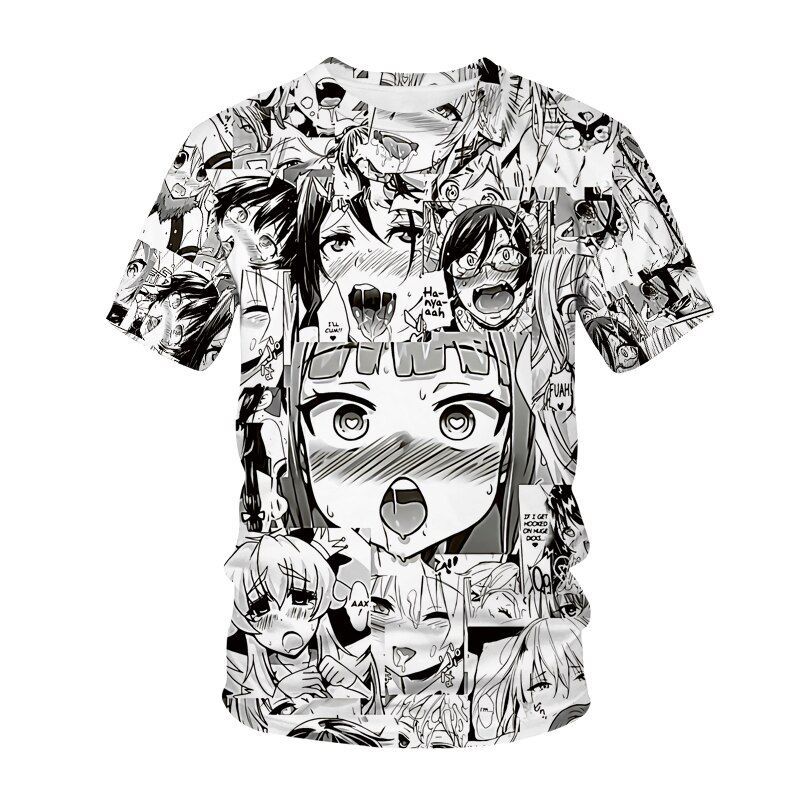 Kawaii AHE Hentai Face Anime Ahegao Hoodie 3D Hooded Sweatshirt Men / Women Casual Hoodies Clothing bts essentials